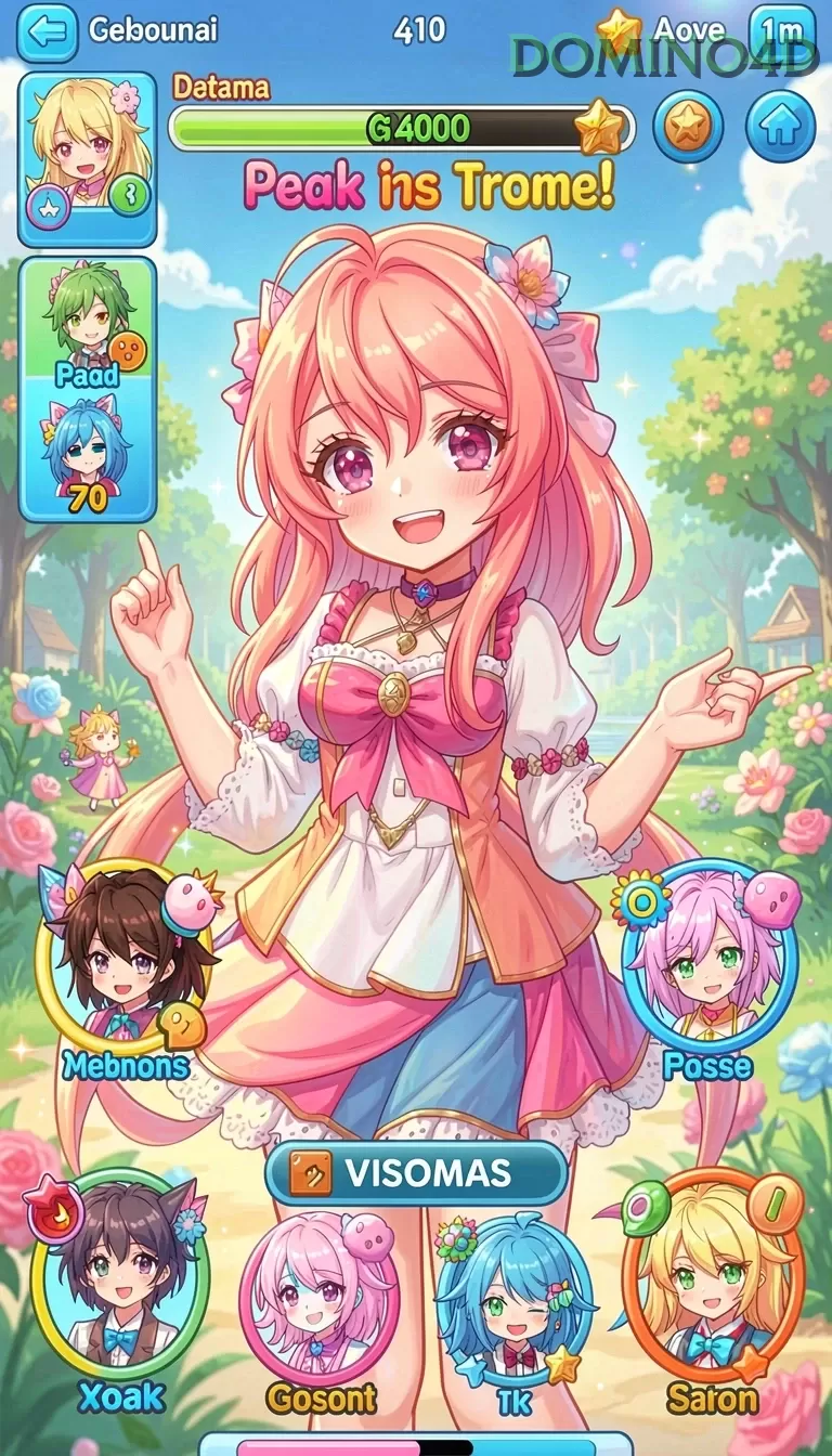 Cuplikan layar PROMO — menu navigasi
