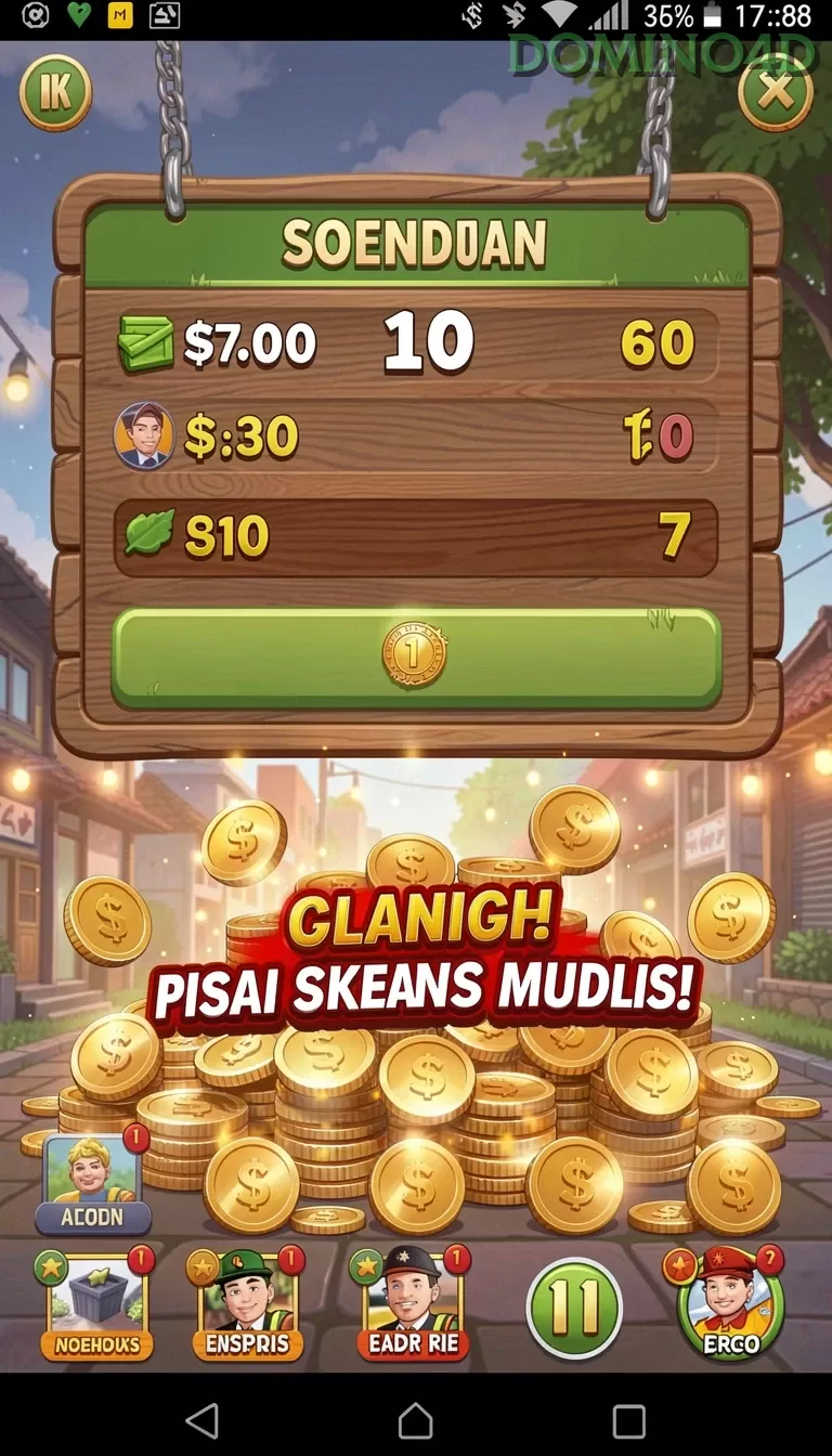 Cuplikan layar OKJKT — pengaturan akun